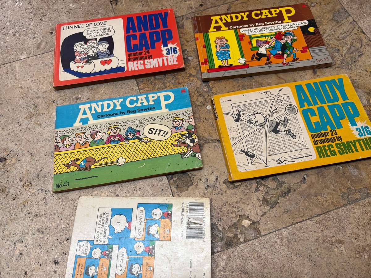 Andy cap comic lot of 4 with a Charlie Brown comic