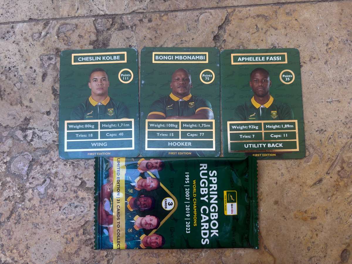 Pick n Pay tradiing cards lot of 6