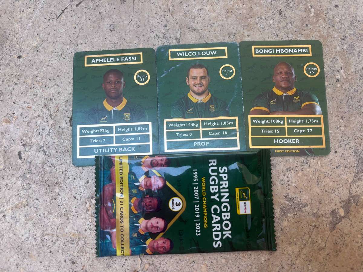 Pick n Pay trading cards lot of 6