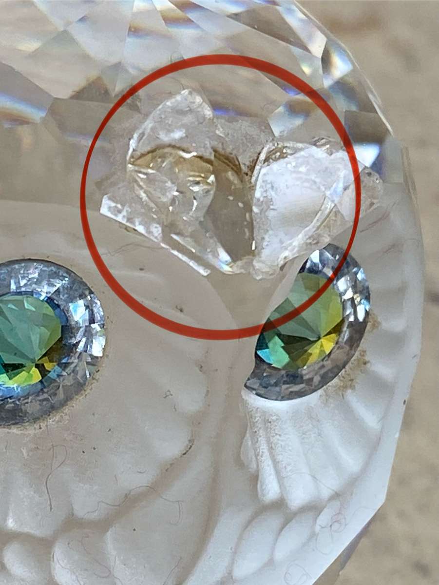 Swarovski Crystal Owl 6cm