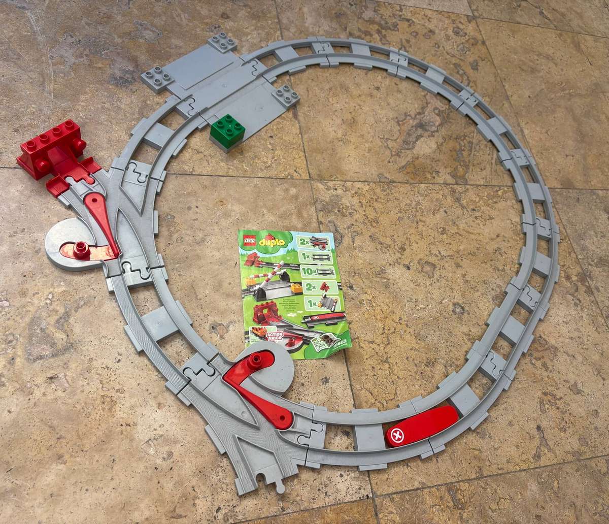 Lego duplo train tracks duplo pvc box and play mat lot