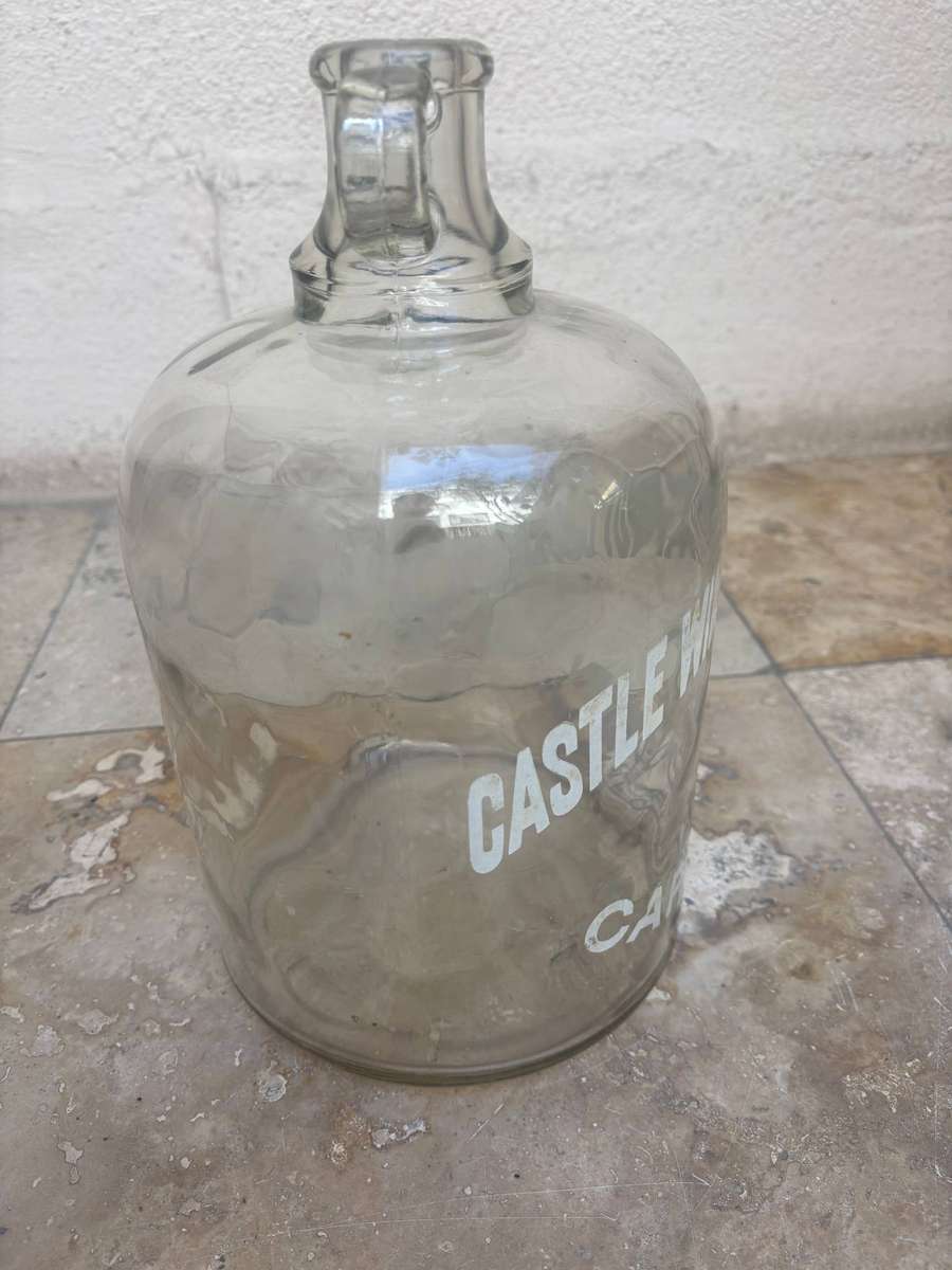 Vintage castle wine & brandy Co ltd 5l glass bottle