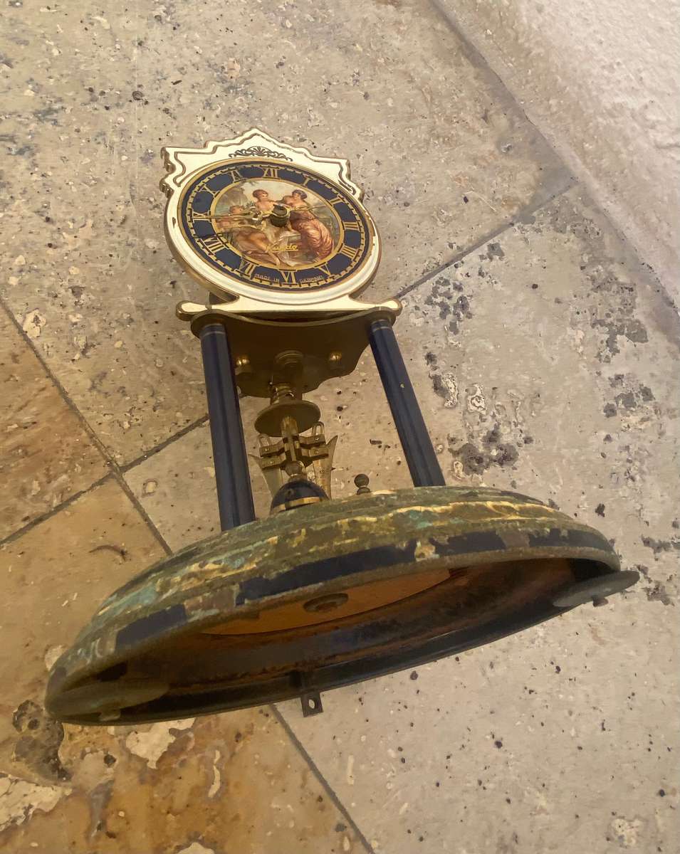 Vintage kundo mantle clock sold for spares