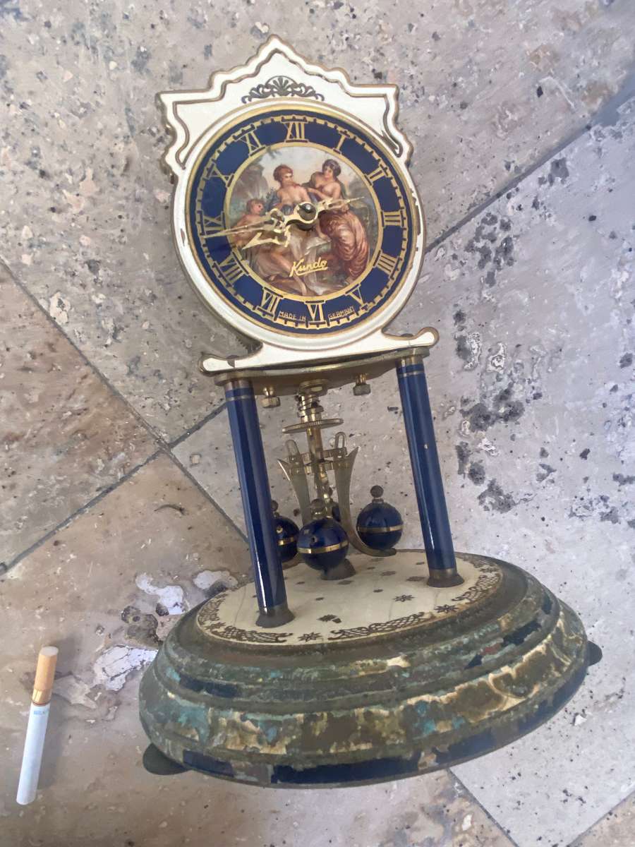 Vintage kundo mantle clock sold for spares
