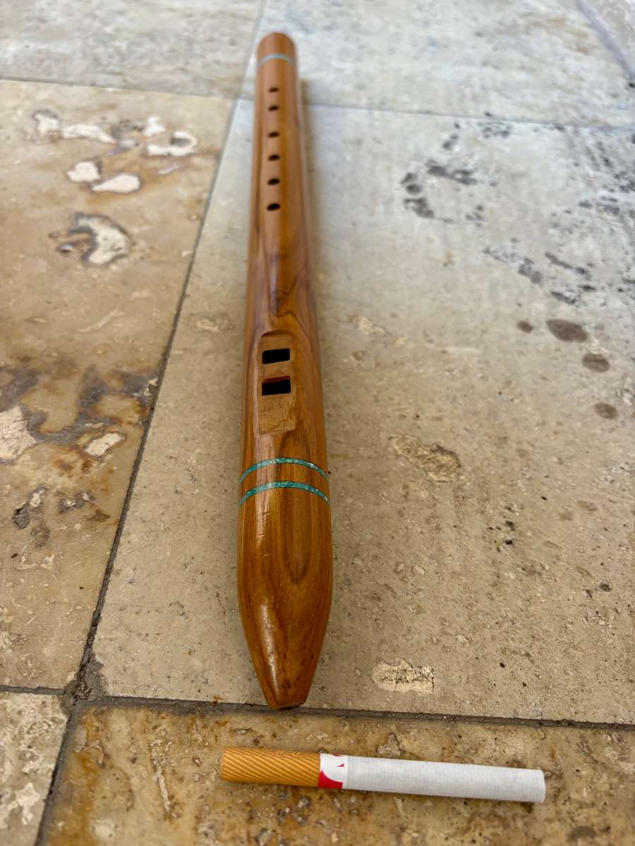 Native American wood flute 45cm