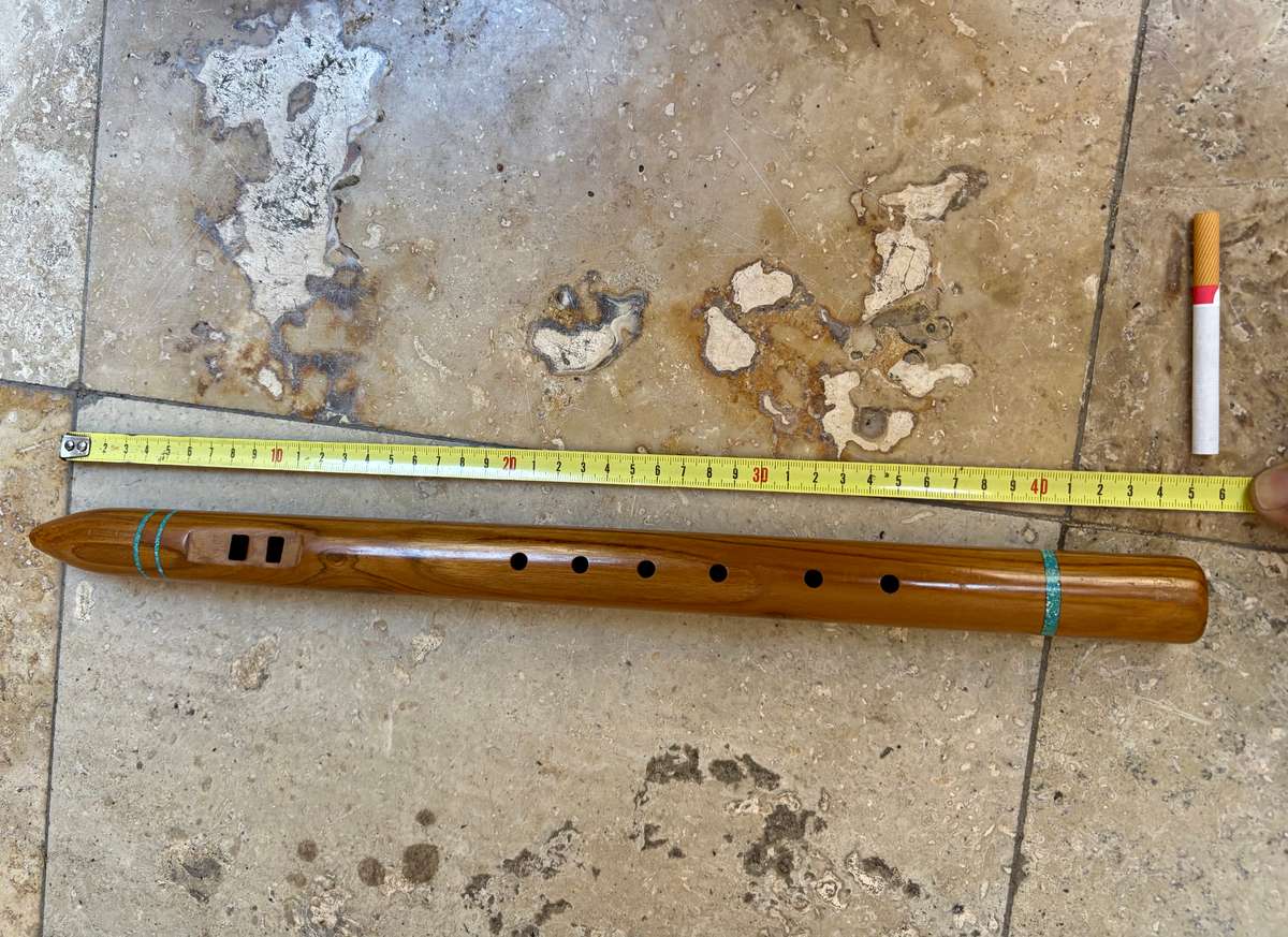 Native American wood flute 45cm