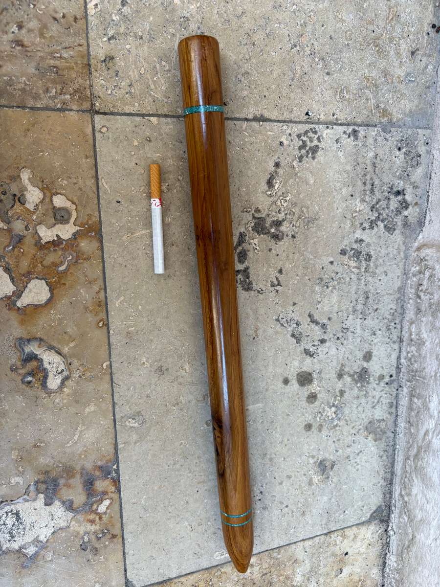 Native American wood flute 45cm