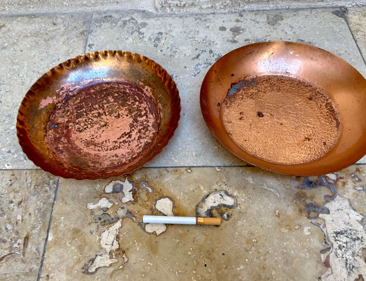 Vintage Mitchel Rose  copper plate pair Rhodesia