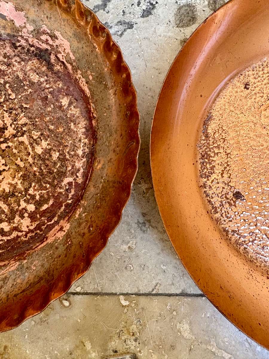 Vintage Mitchel Rose  copper plate pair Rhodesia