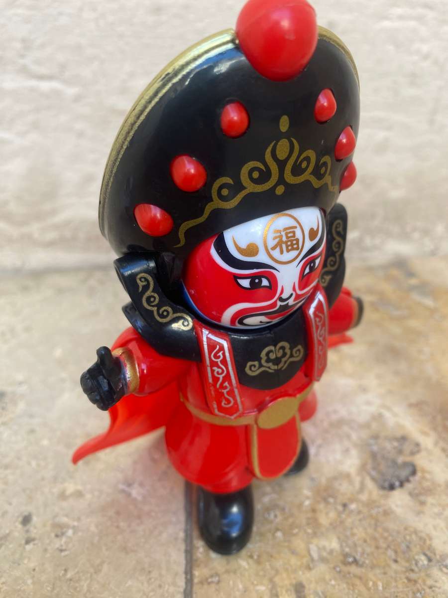 Chinese Sichuan opera face changing doll 4 faces hanging doll