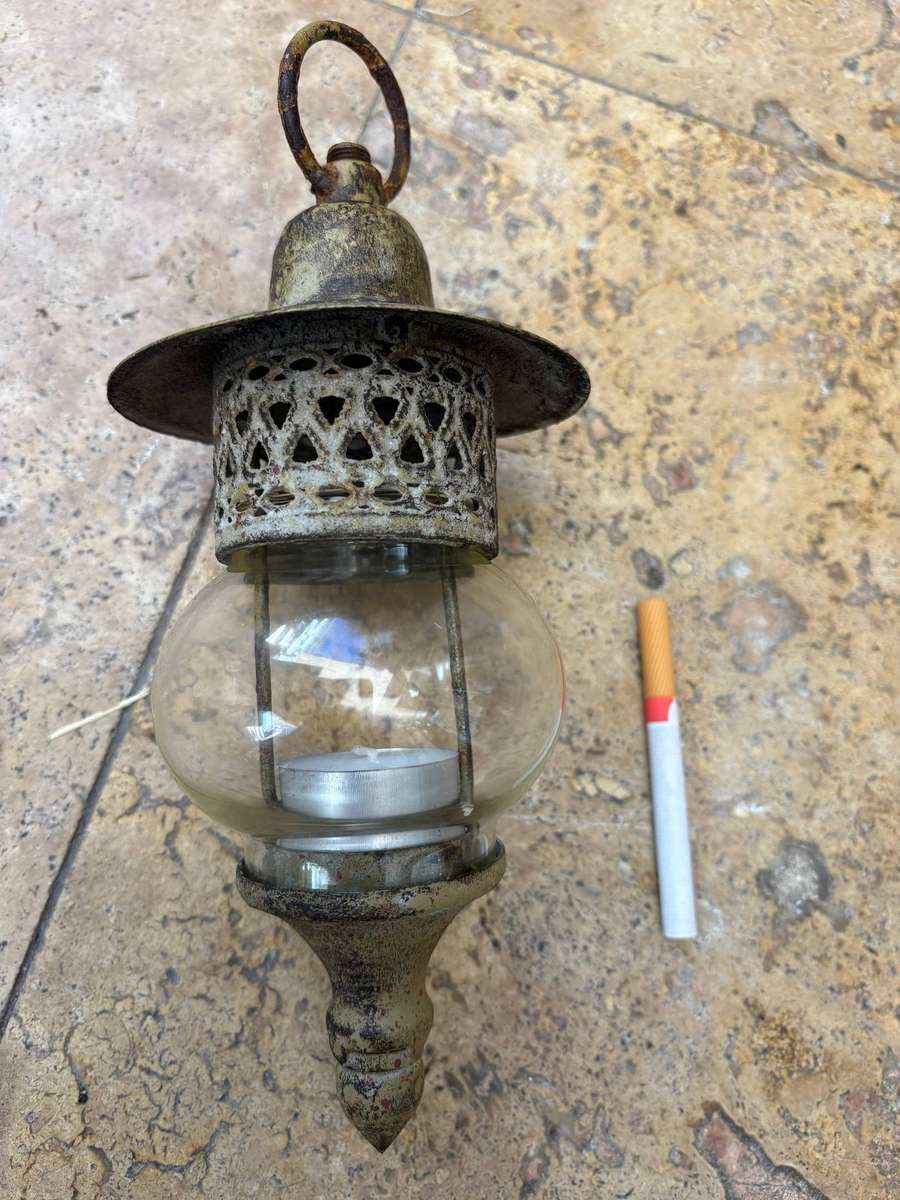 Vintage Moroccan lantern tea light candle