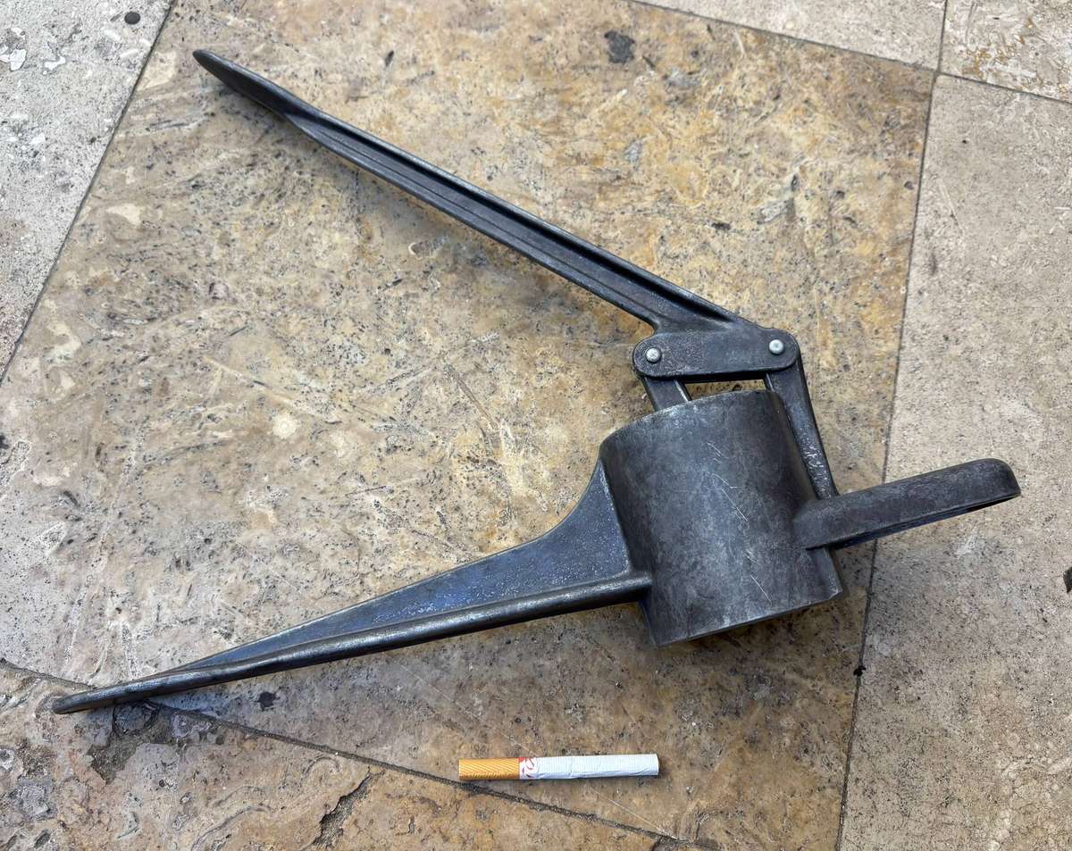 Vintage potato ricer press