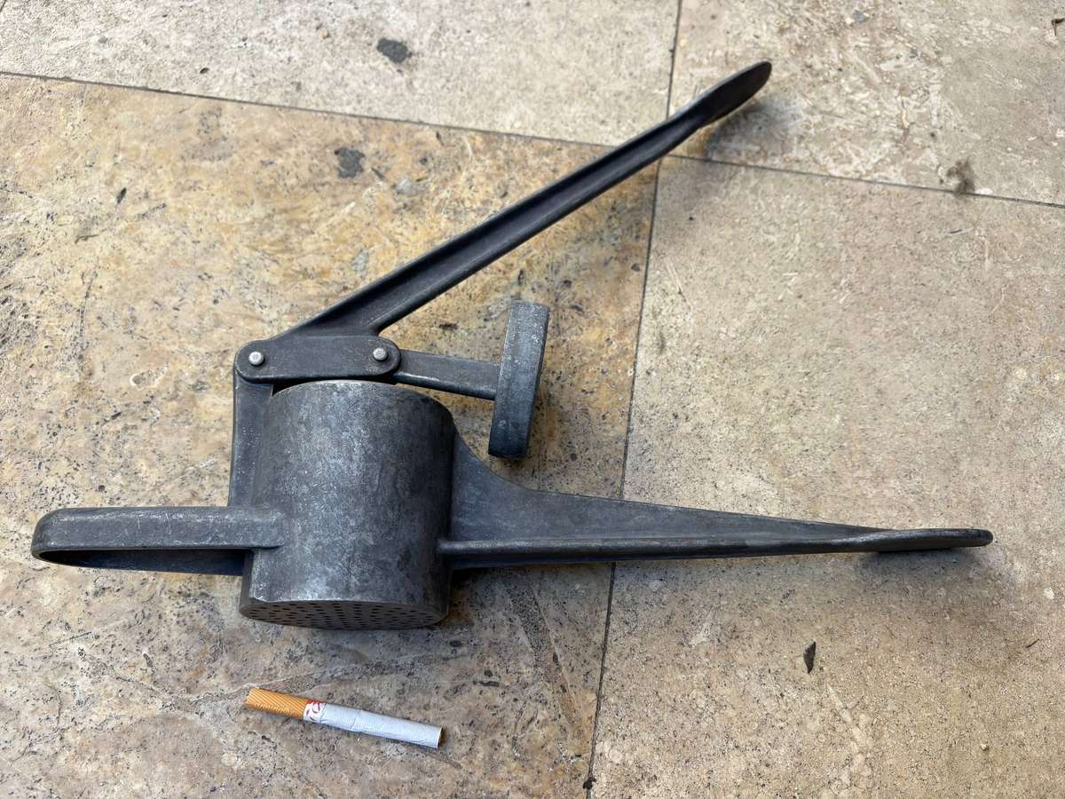 Vintage potato ricer press