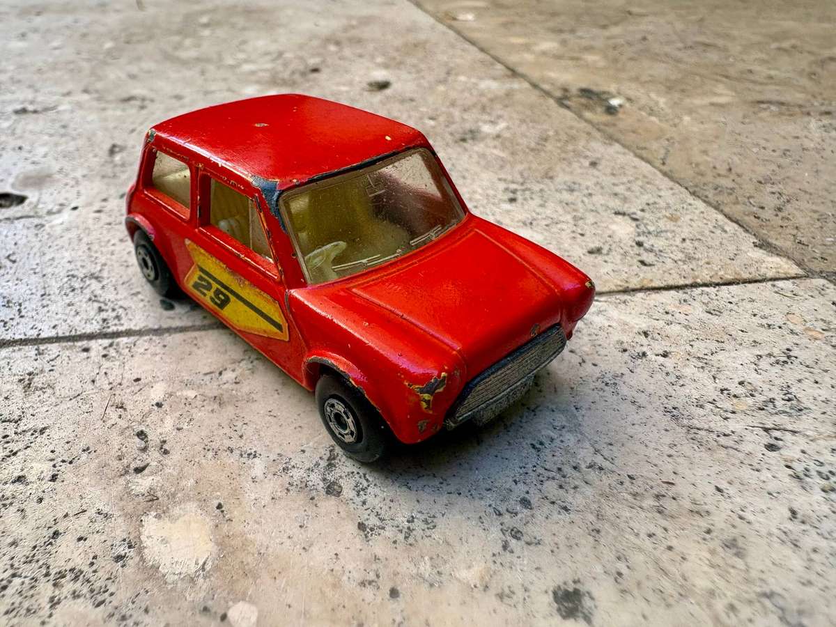 Matchbox super fast racing mini nr 29 Lesney England orange 1970 diecast