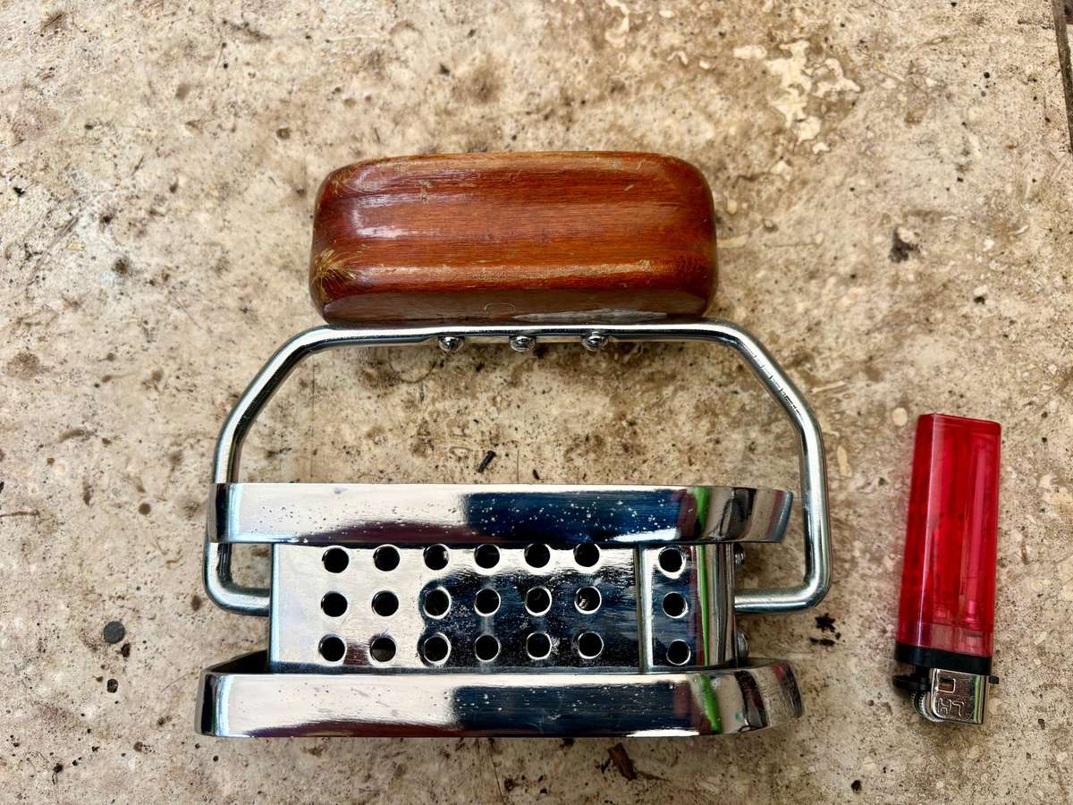 Vintage British Boudoir iron 1920s travel iron antique