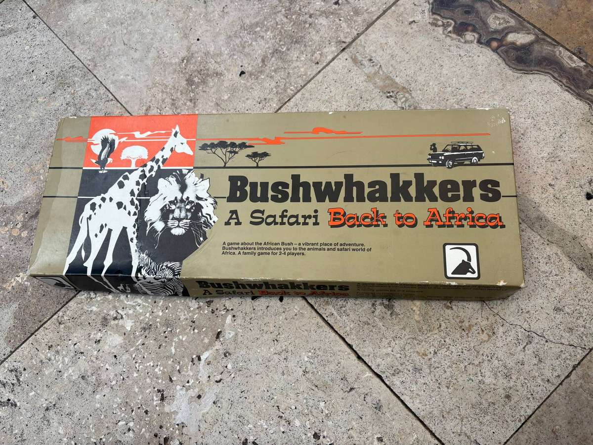 Vintage Bushwhackers board game complete