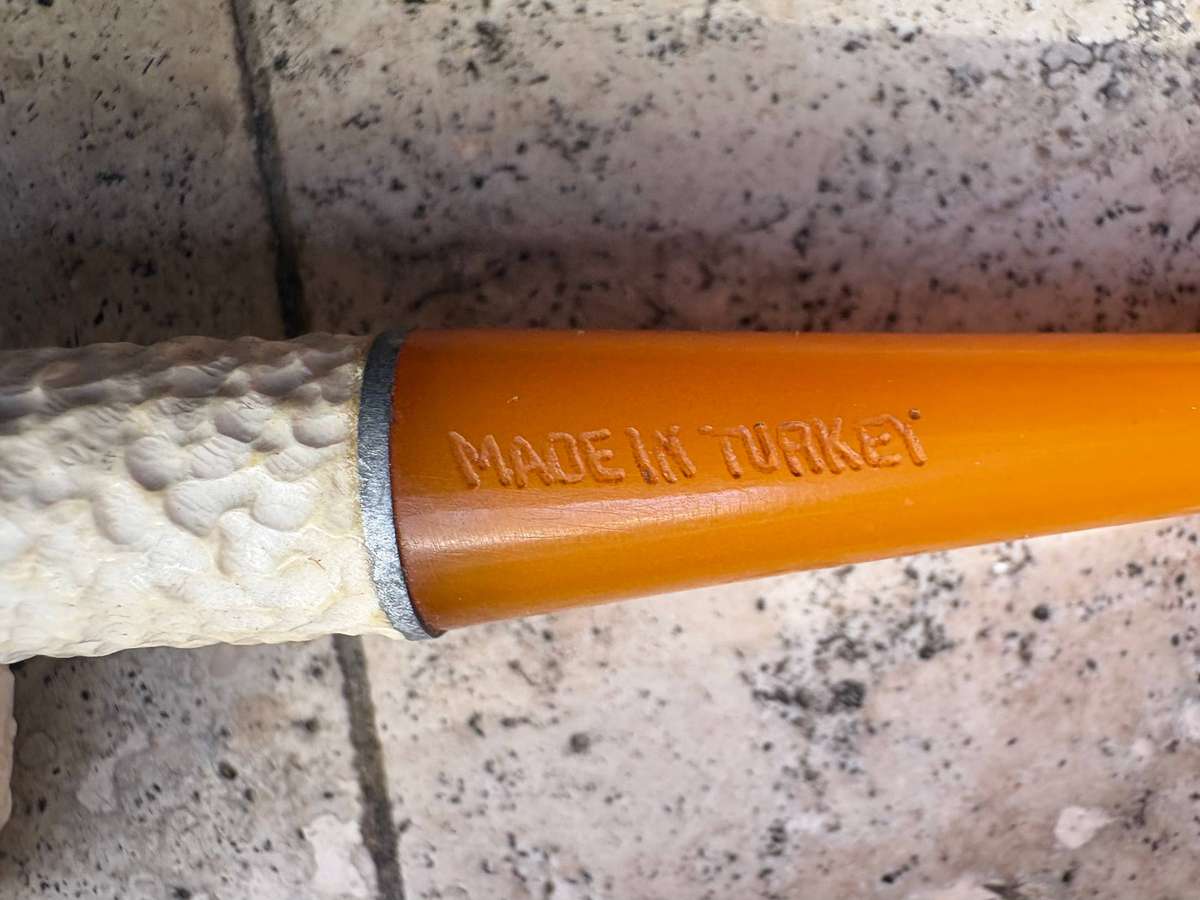 Vintage meerschaum smoking pipe Turkey Amber Bakelite
