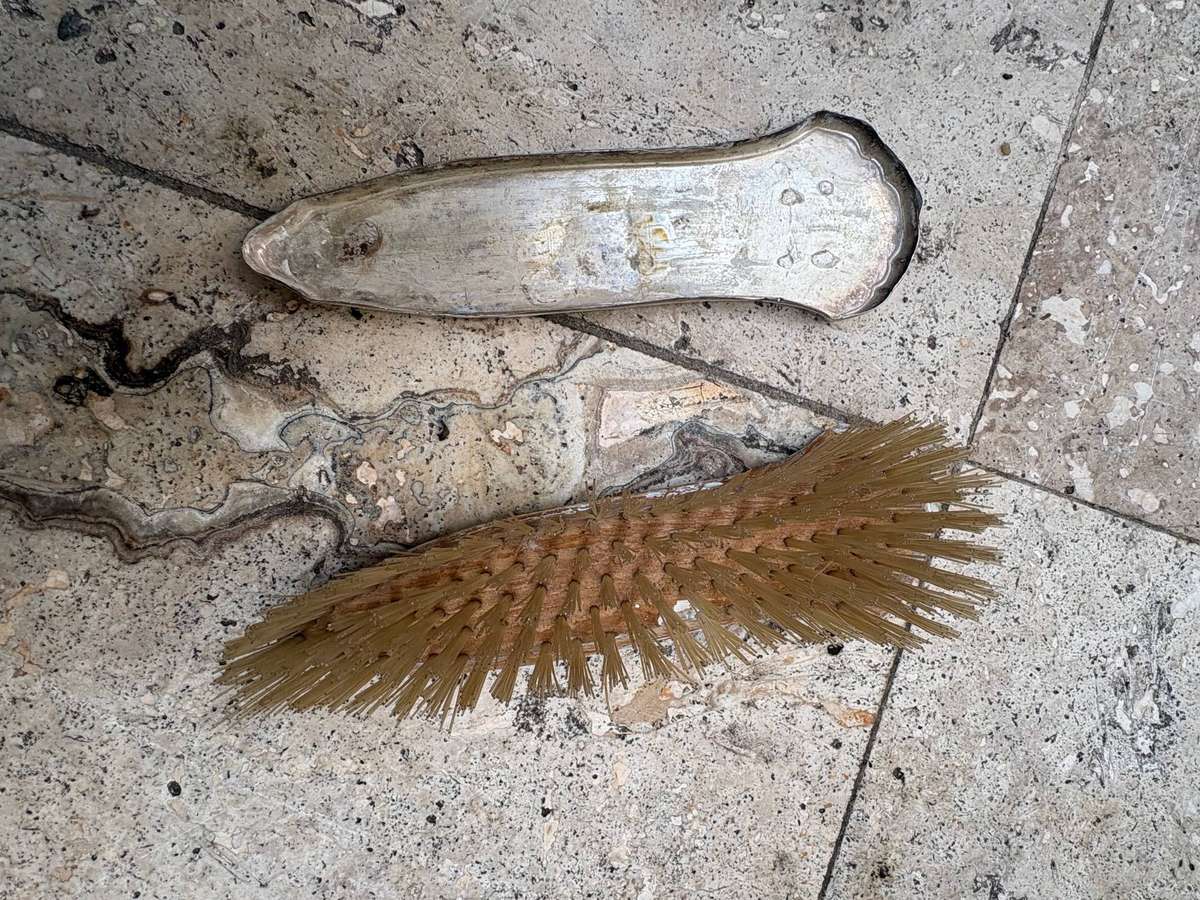Vintage Sterling silver clothes vanity brush