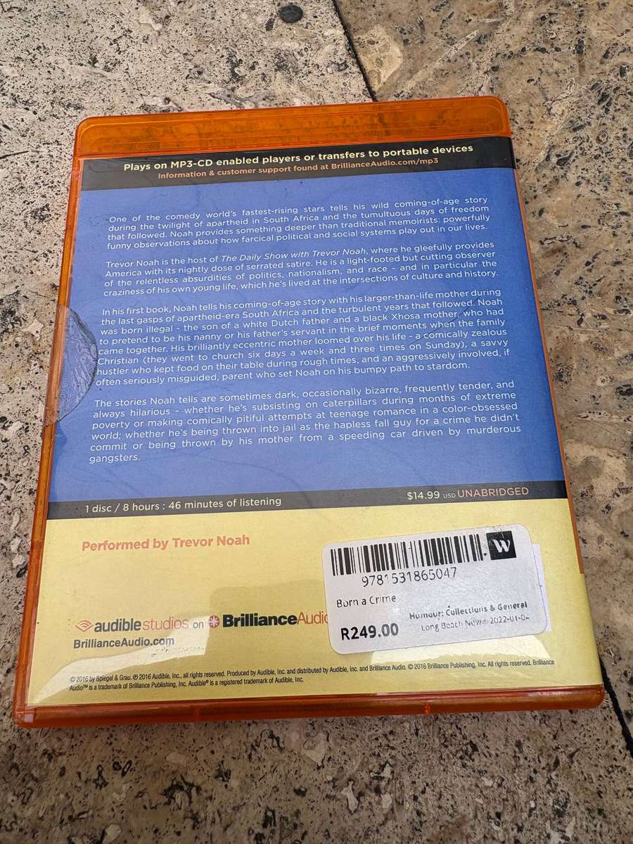 Trevor Noah Born a Crime mp3 audio book