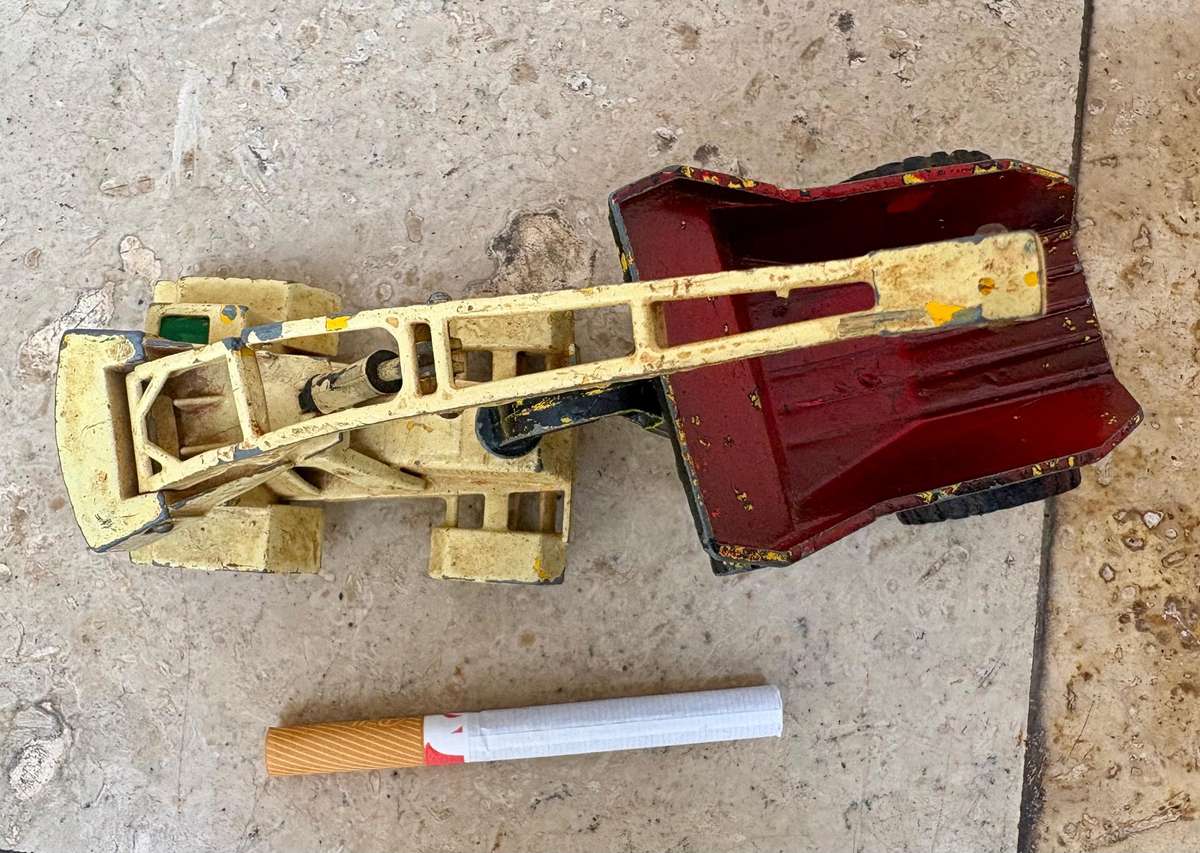 Vintage Matchbox King Size Curtiss Wright Rear Dumper, Match box jumbo crane ( TLC ) diecast pair