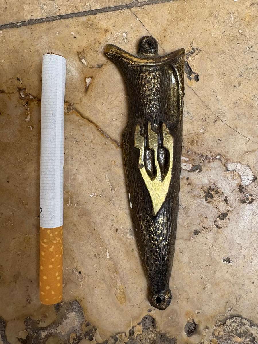 Vintage brass Mezuzah lot of 3 , no script