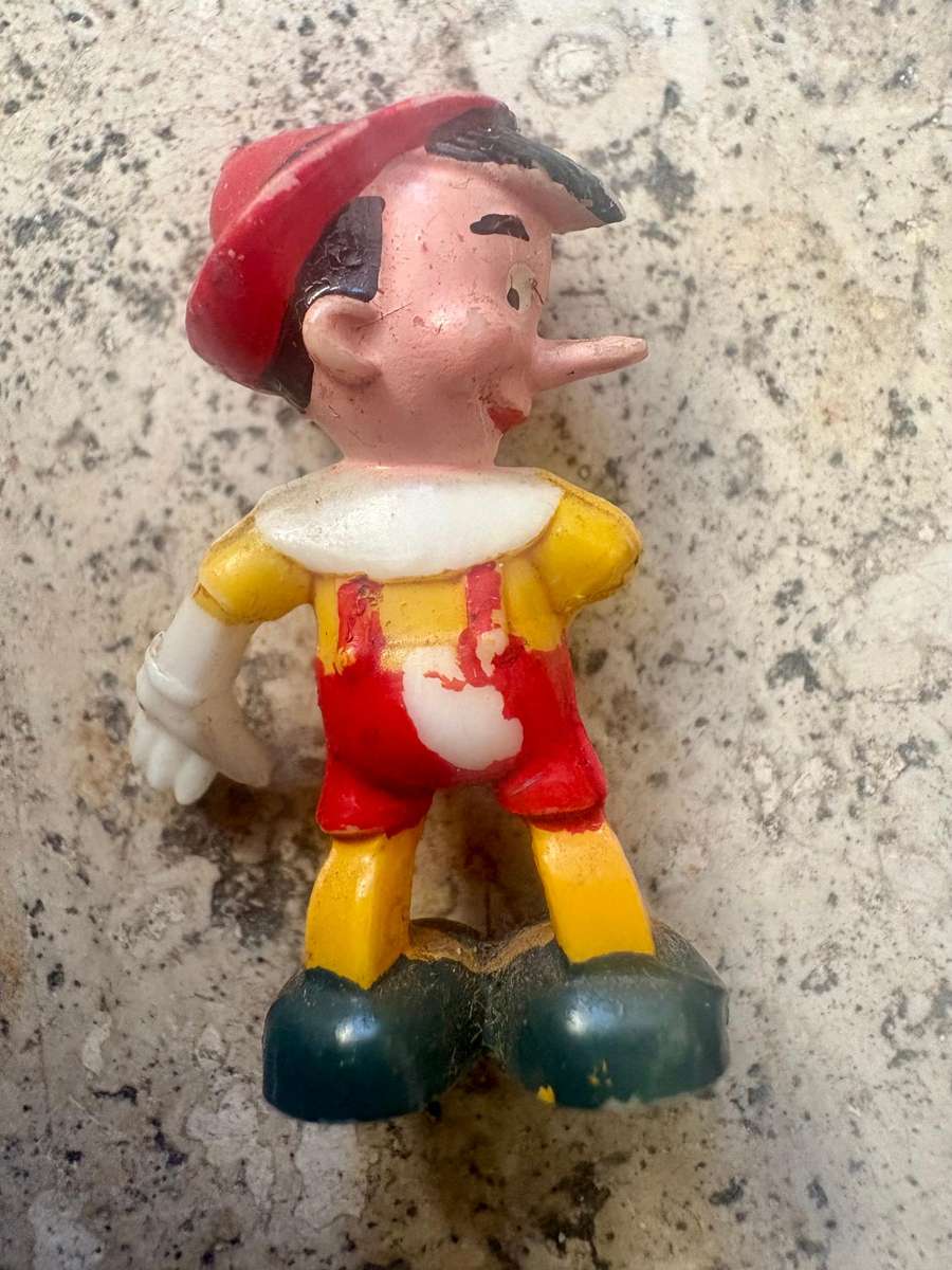 Vintage Pinocchio pvc hand painted figure