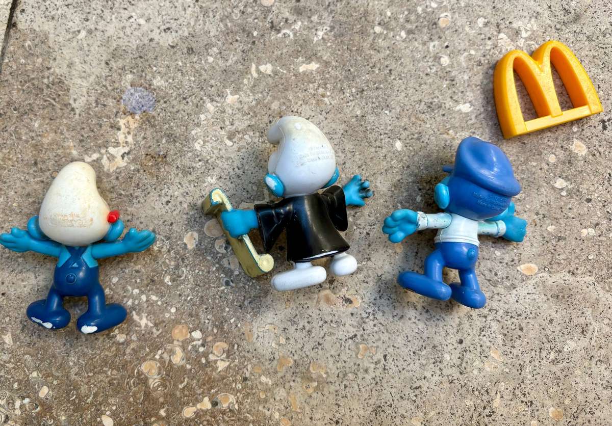 Smurf Peyo McDonalds lot of 3 2018