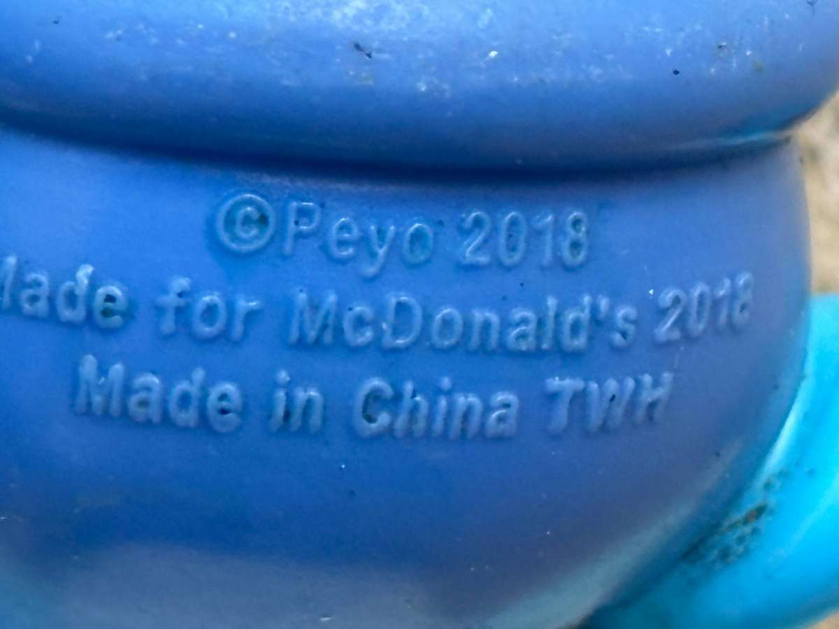 Smurf Peyo McDonalds lot of 3 2018
