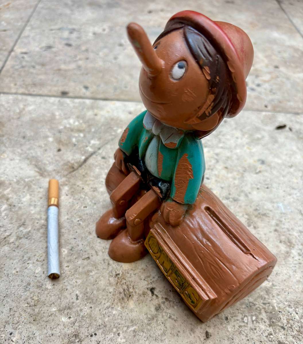 Vintage NBS PINOCCHIO MONEY BOX by PRIMA TOYS 1979