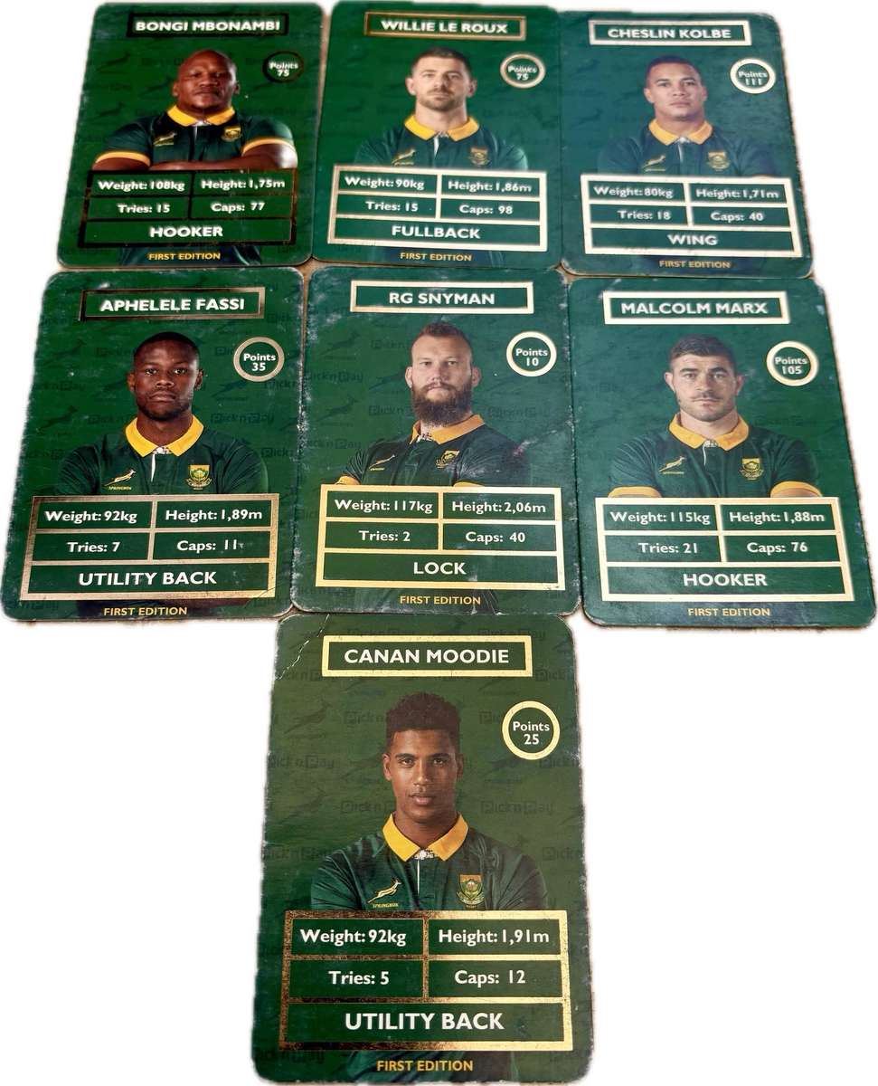 Pick n Pay Collectables trading cards lot of 7