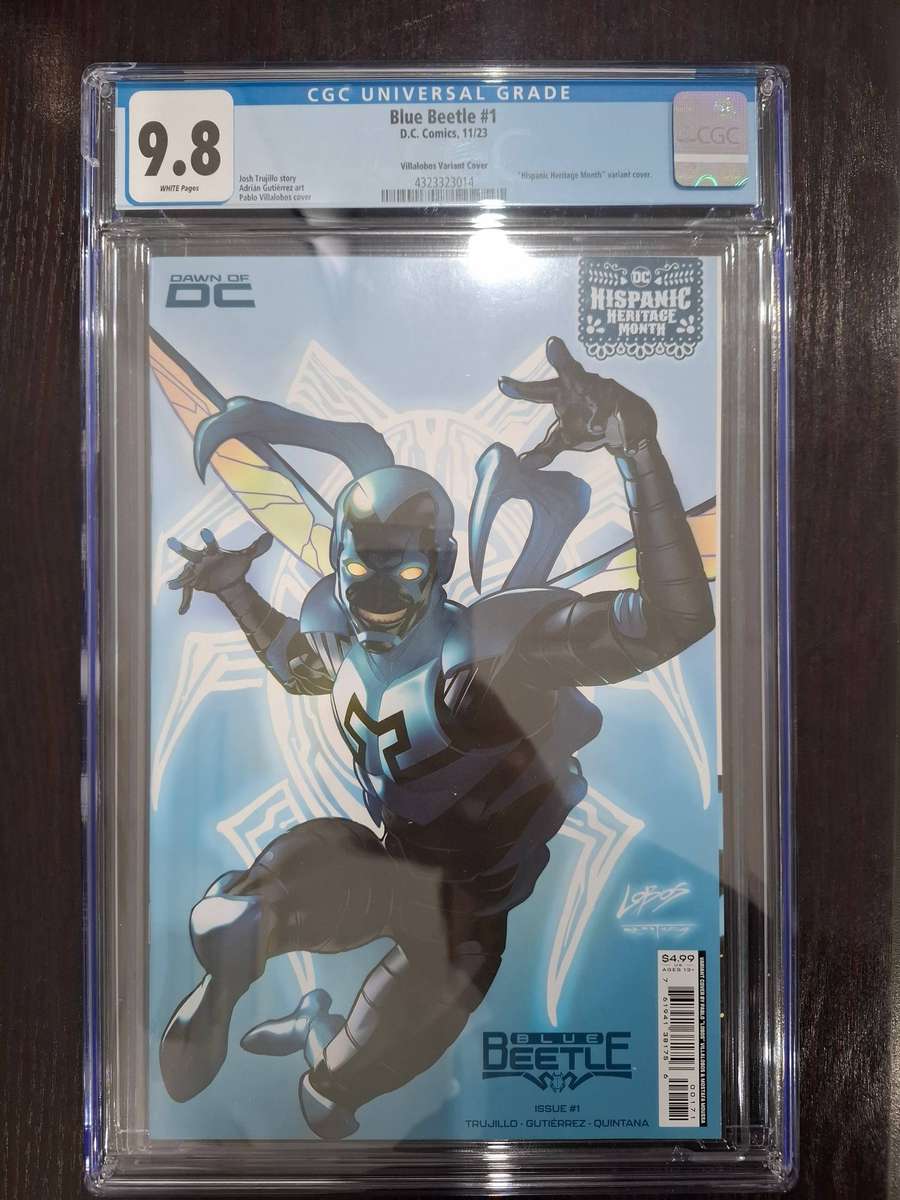 Blue Beetle first issue, CGC 9.8 graded comic