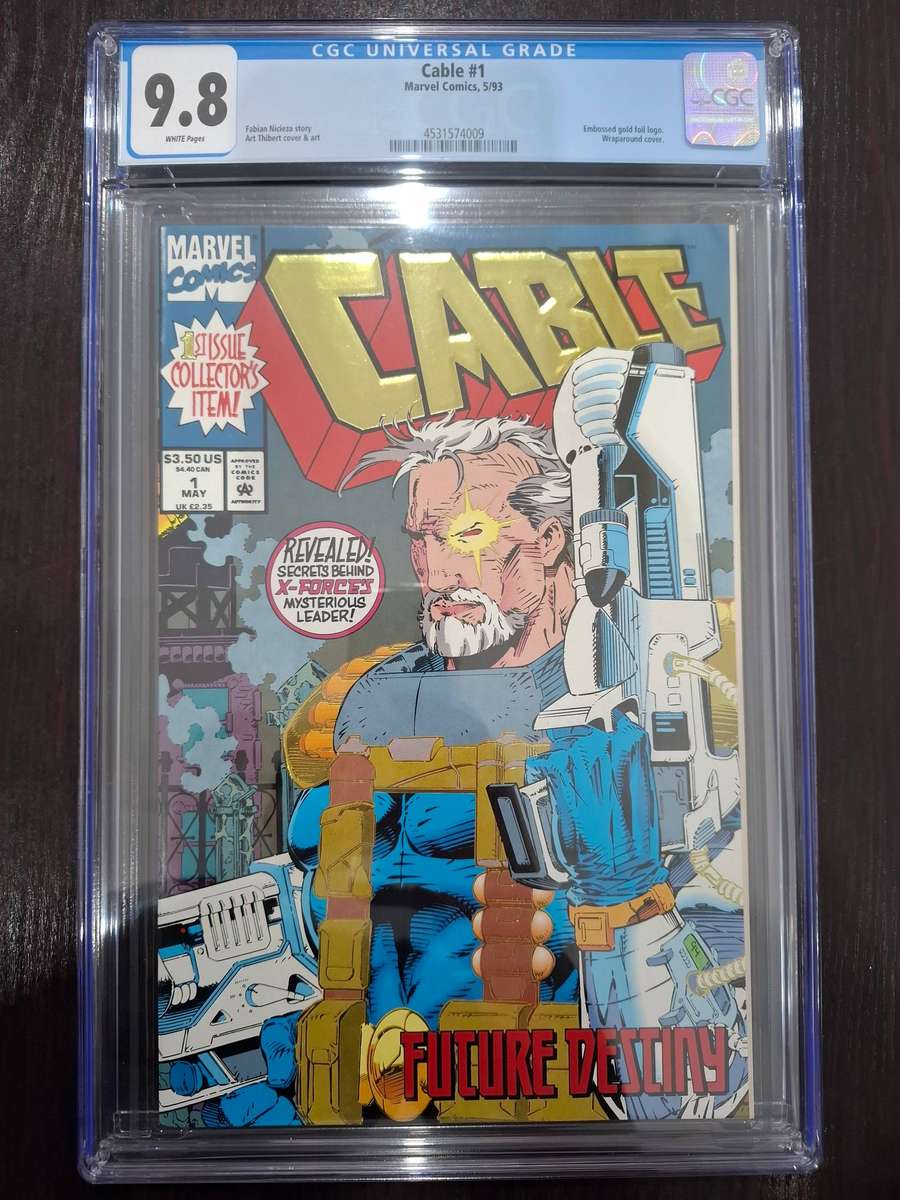 Cable #1 (1993 1st Series) CGC 9.8 Graded Comic, 1st print