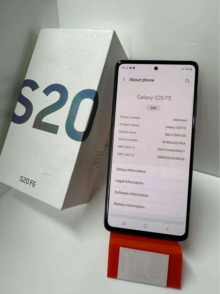 Samsung S20fe Dual sim - used