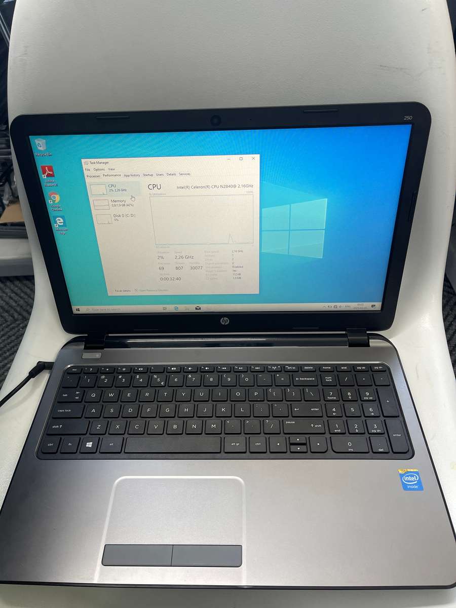 HP 250 Intel Celeron N2840  ( Battery not working )