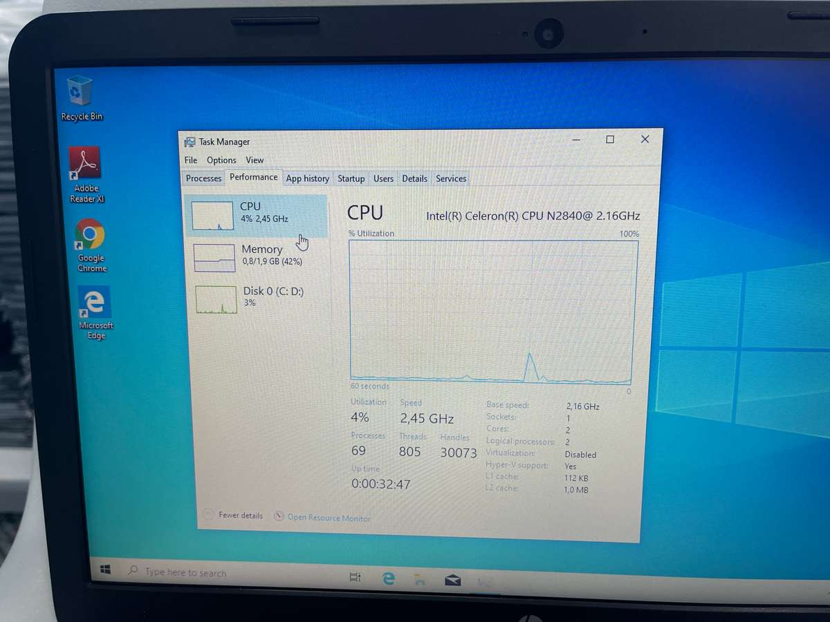 HP 250 Intel Celeron N2840  ( Battery not working )