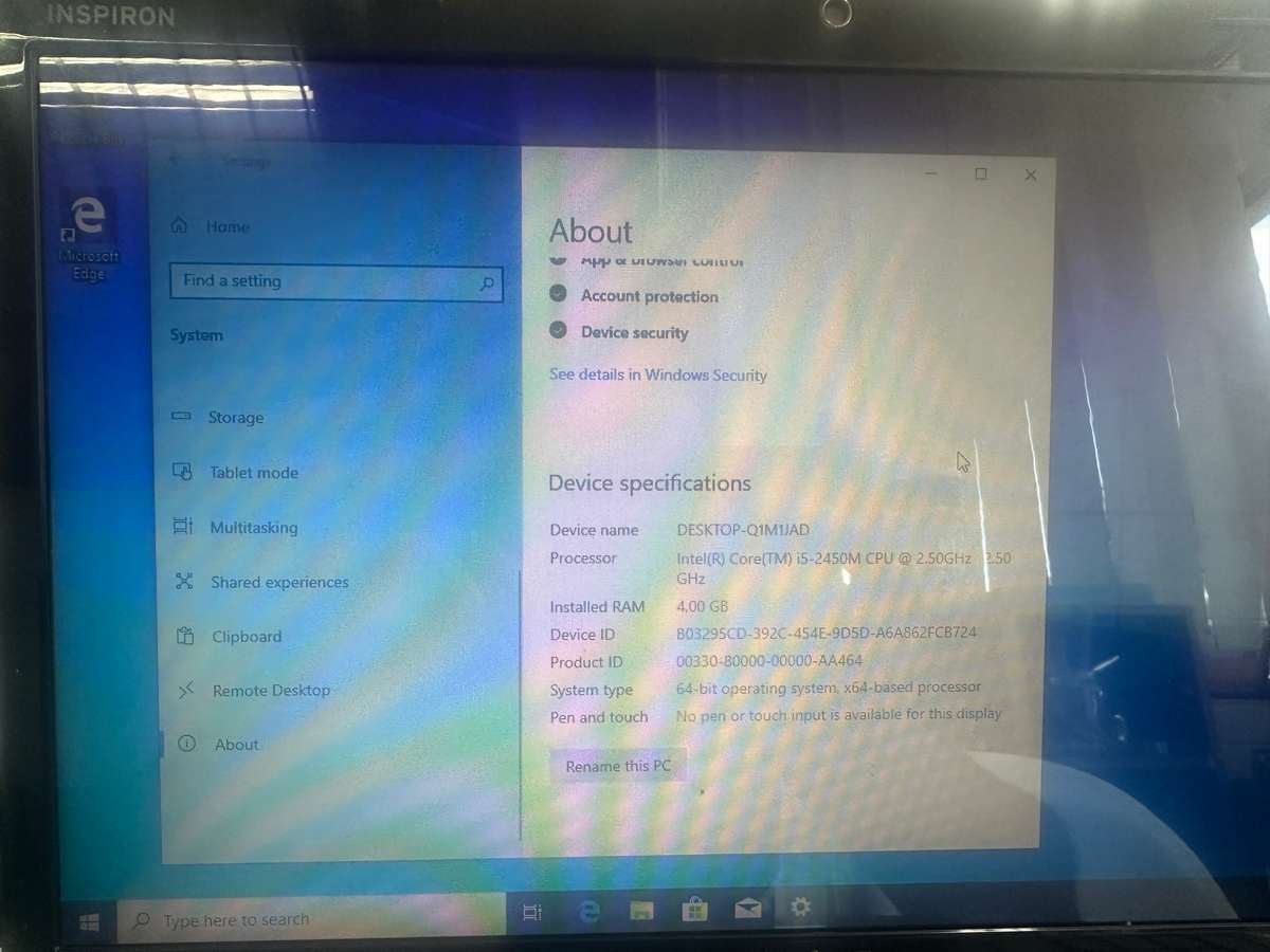 DN5110-Warehouse Clearance : DELL N5110 - INtel Core i5-  4 GB RAM - Windows 10 Pro