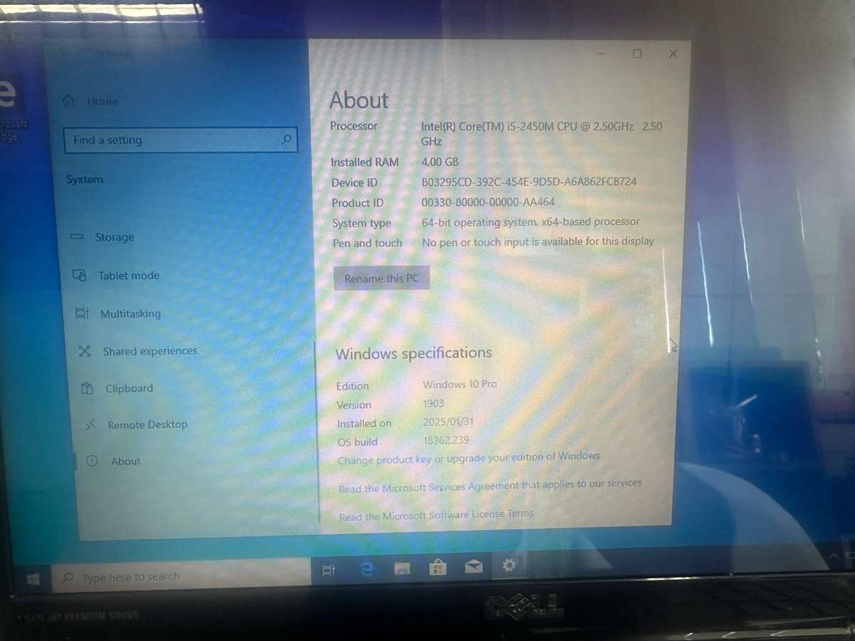 DN5110-Warehouse Clearance : DELL N5110 - INtel Core i5-  4 GB RAM - Windows 10 Pro