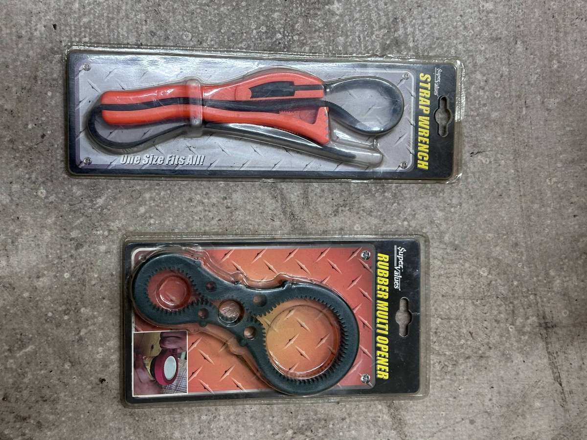 Strap Wrench & Rubber Multi Opener