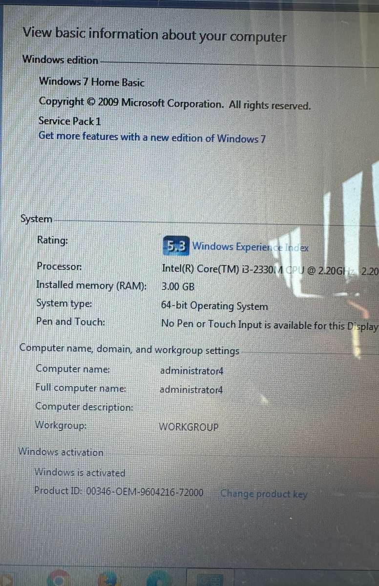 Dell Inspiron N5050 _Core i3 _ 3 GB RAM ( NEEDS NEW BATTERY)