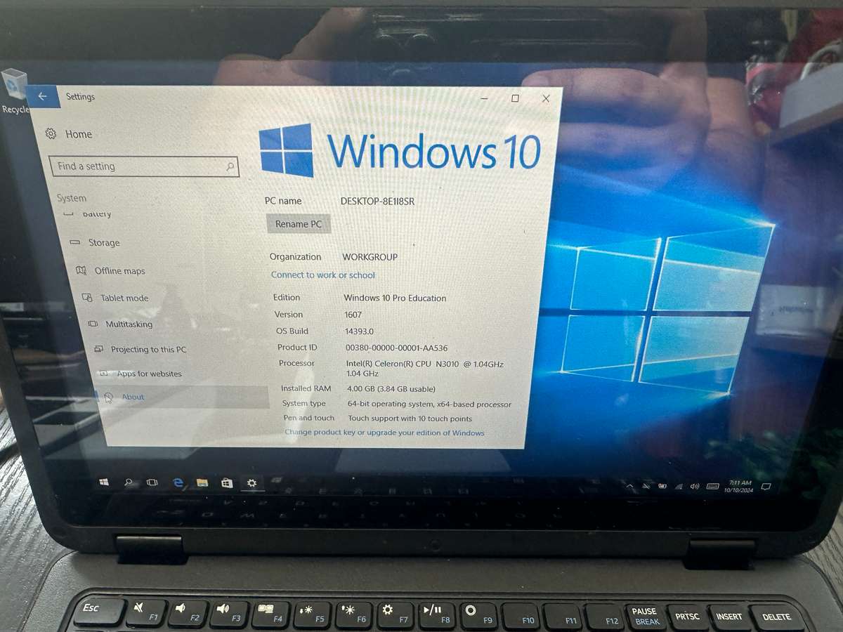 IT Master Foldable Laptop Tablet PC - Celeron N3010 - 4 GB RAM - Windows 10 Pro - Touchscreen