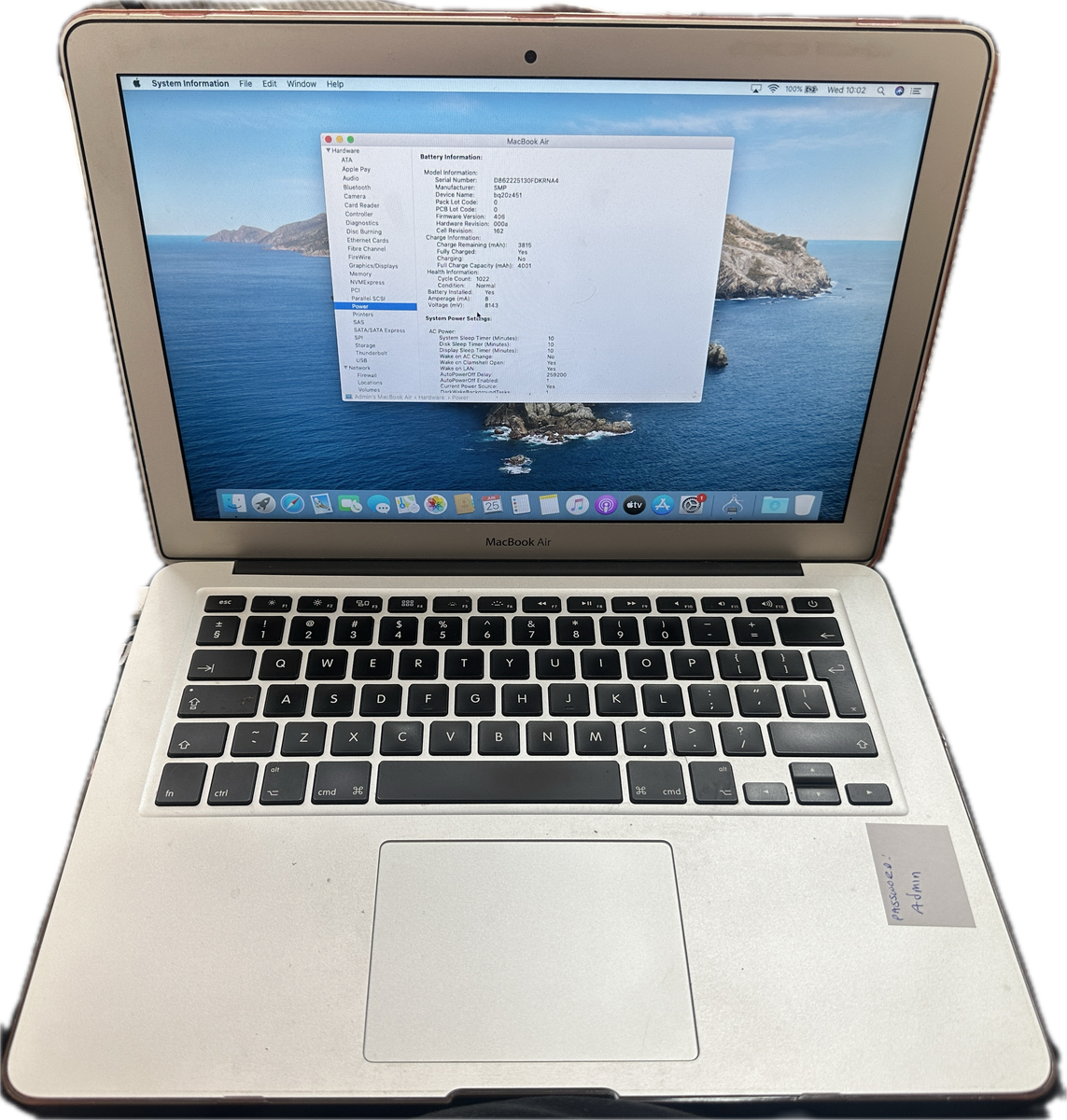 Laptop Clearance : Apple Macbook Air A1466 - Core i5  - 4GB RAM