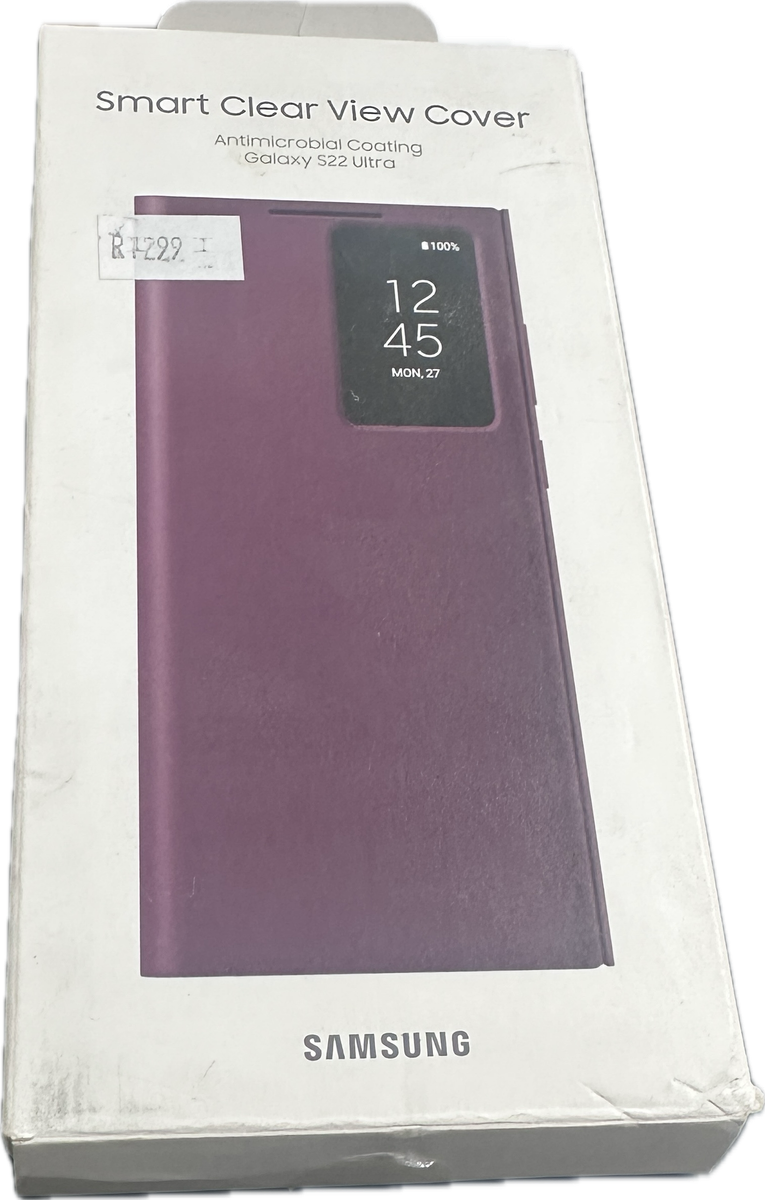 Samsung s22 Ultra with Smart Clear view cover  - Repair Clearance