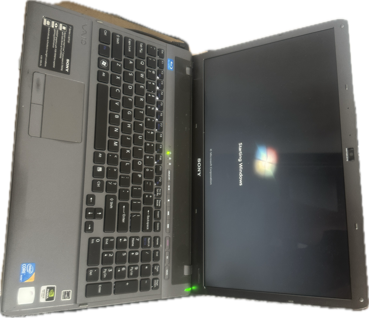 Sony VAIO - Core i7 - 6 GB RAM - Nvidia GT425M Graphics