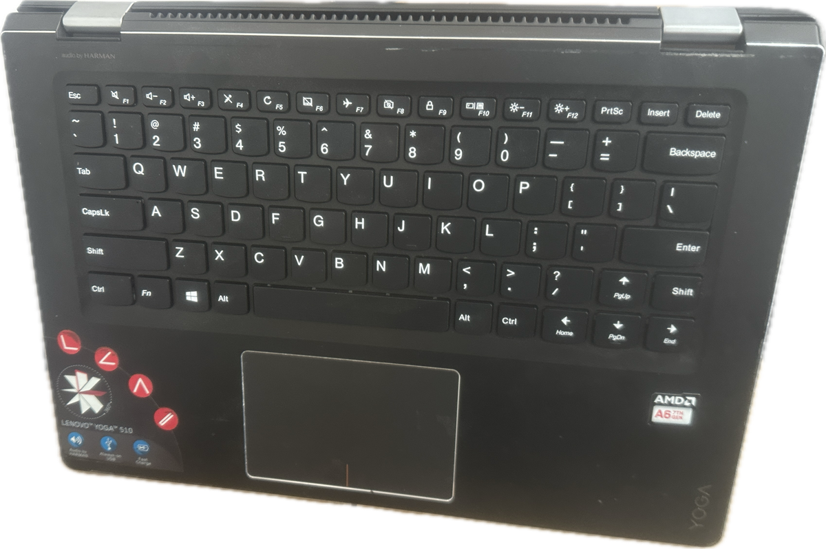 LENOVO YOGA FOLDABLE TOUCHSCREEN LAPTOP - AMD A6 - 4 GB RAM