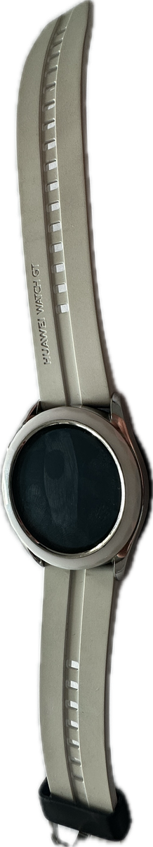 TRADE IN CLEARANCE  : HUAWEI WATCH GT 42MM (ELA-B19) WHITE STRAP WITH CHARGER