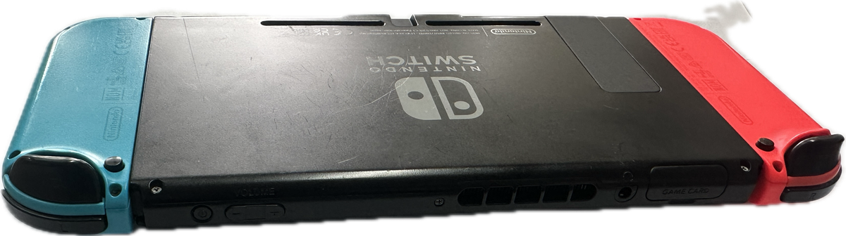 Nintendo Switch V2 Game Console - Black (HAC-001(-01) w/ OEM Blue/Red Joycon