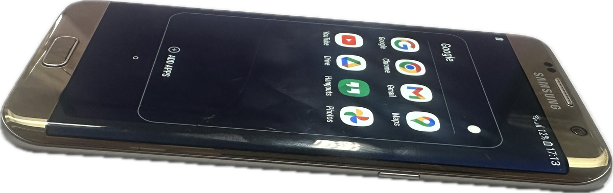 Clearance:  SAMSUNG  GALAZY S7 EDGE  Cracked Screen -  PLEASE READ 32  GB