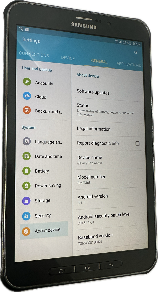 TRADE IN CLEARANCE  : Samsung Galaxy Tab Active  takes sim