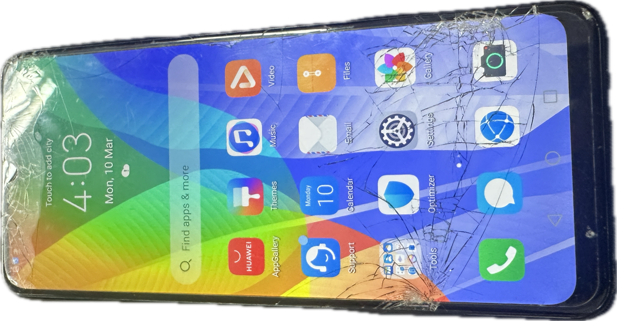 Huawei Y6P - Cracked Screen