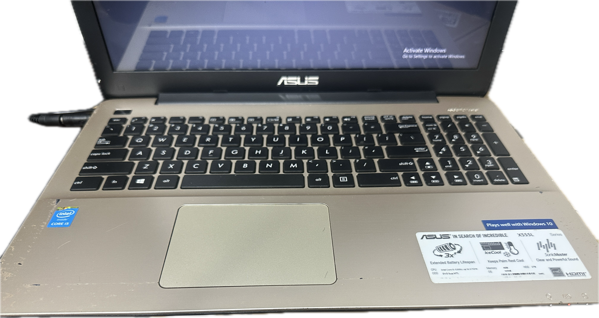 AX555L01- Warehouse Clearance : Asus - X555L- Intel Core i5 -  8GB RAM - Windows 10 - 1TB Storage